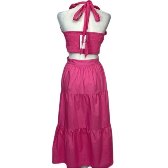 NWT ANTHRO x o.p.t 2 pc. Pink skirt set size medium - Picture 5 of 16
